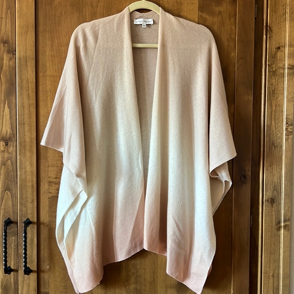 White and Warren 100% cashmere shawl
